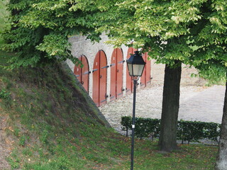 Bourtange ist eine bewohnte ehemalige Festung in den Niederlanden 