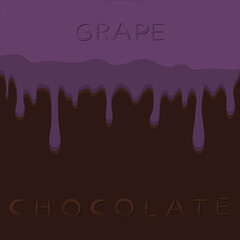 Sweet bright syrup consisting of tasty texture