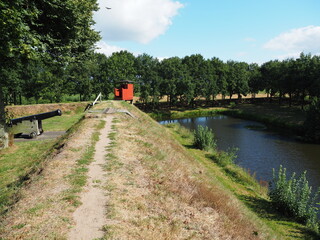 Bourtange ist eine bewohnte ehemalige Festung in den Niederlanden 