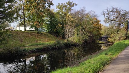 alb fluss in karlsruhe albufer