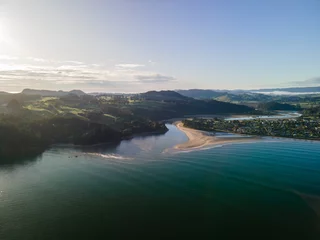 Fotobehang First light over Cooks Beach, Coromandel Peninsula in New Zealand's North Island © Michael