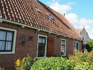 Bourtange ist eine bewohnte ehemalige Festung in den Niederlanden 