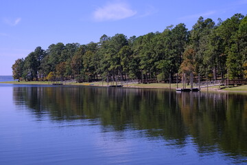 Floating Docks at South Toledo Bend State Park