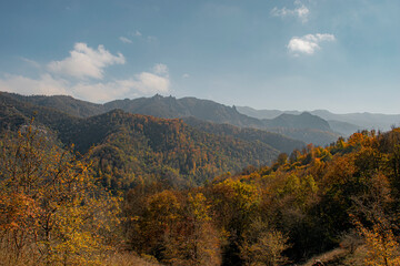 Fototapeta premium autumn landscape in the mountains
