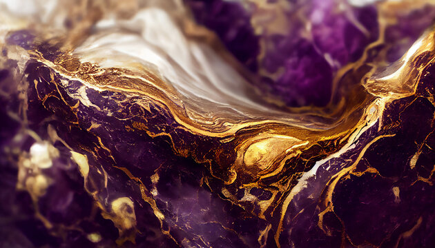 Gold and purple marble Luxury background texture design for wedding invitation card, cover, packaging , fashion