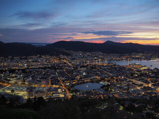 Obraz premium Floyen,Bergen,Norway