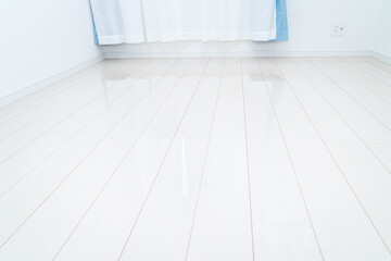 フロアコーティングをした家の写真。新築住宅。