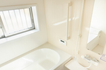 Fototapeta na wymiar 新築住宅の風呂の写真
