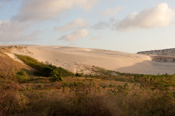 The Sand Dunes near the small town of Combuco, Brazil, Ceara 