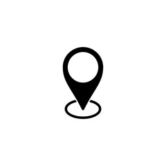 Address icon vector illustration. home location sign and symbol. pinpoint