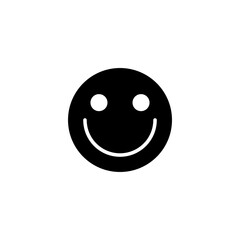 smile icon vector illustration. smile emoticon icon. feedback sign and symbol