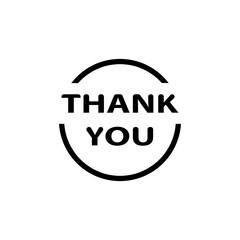 thank you icon vector design templates