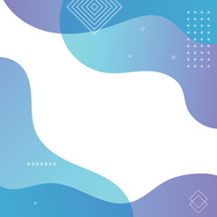 Fototapeta premium Abstract background. Vector banner template for social media, website and business template presentation. Vector illustration