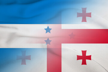 Honduras and Georgia political flag transborder negotiation GEO HND