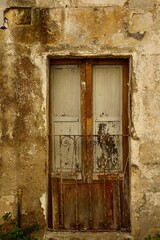Juliette balcony in old house 