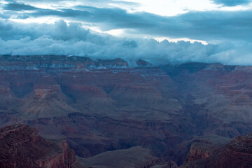 Fototapeta na wymiar Winter in Grand Canyon National Park