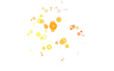 Light Orange vector backdrop with dots.