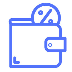 investment interest rates finance line icon