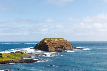 The coastline at Phillip Island in Victoria, Australia