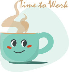 cup of coffee cartoon work
