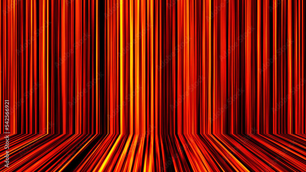 Poster abstract colorful background with bright neon rays and glowing lines red black loop background the s