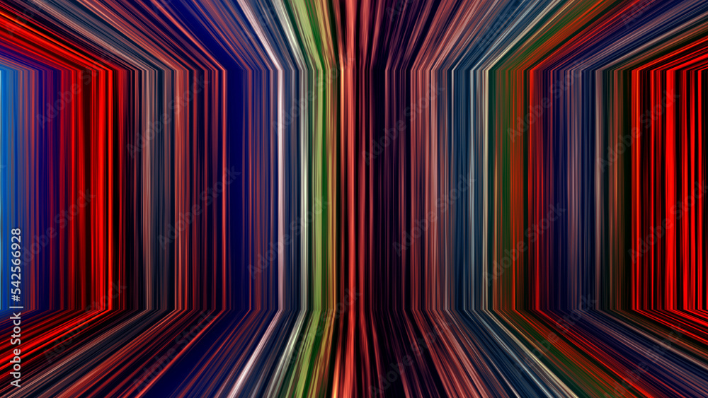 Poster dynamic bar movement and rotation colorful graphics animation dynamic abstract background animated w