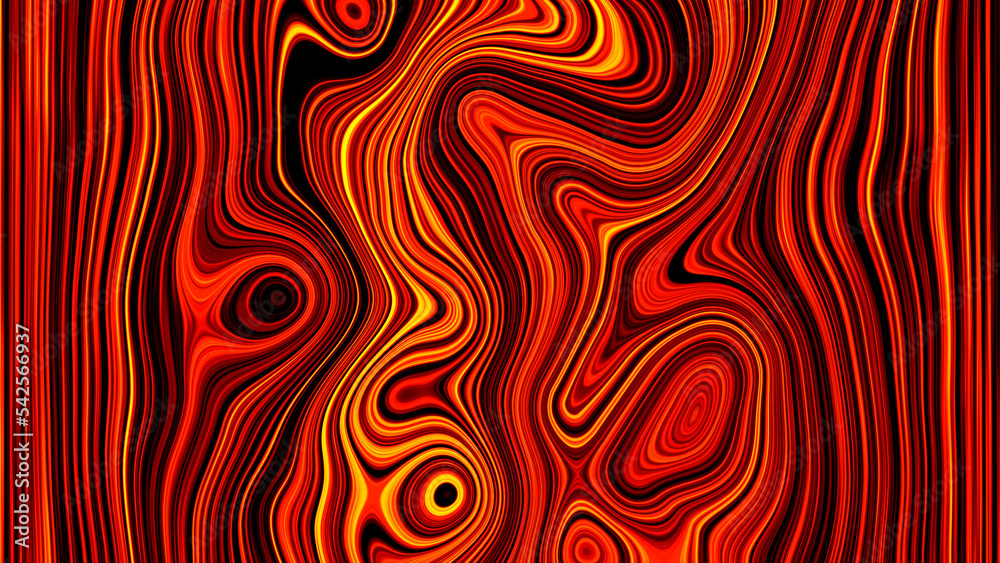 Poster abstract colorful background with bright neon rays and glowing lines red black loop background the s