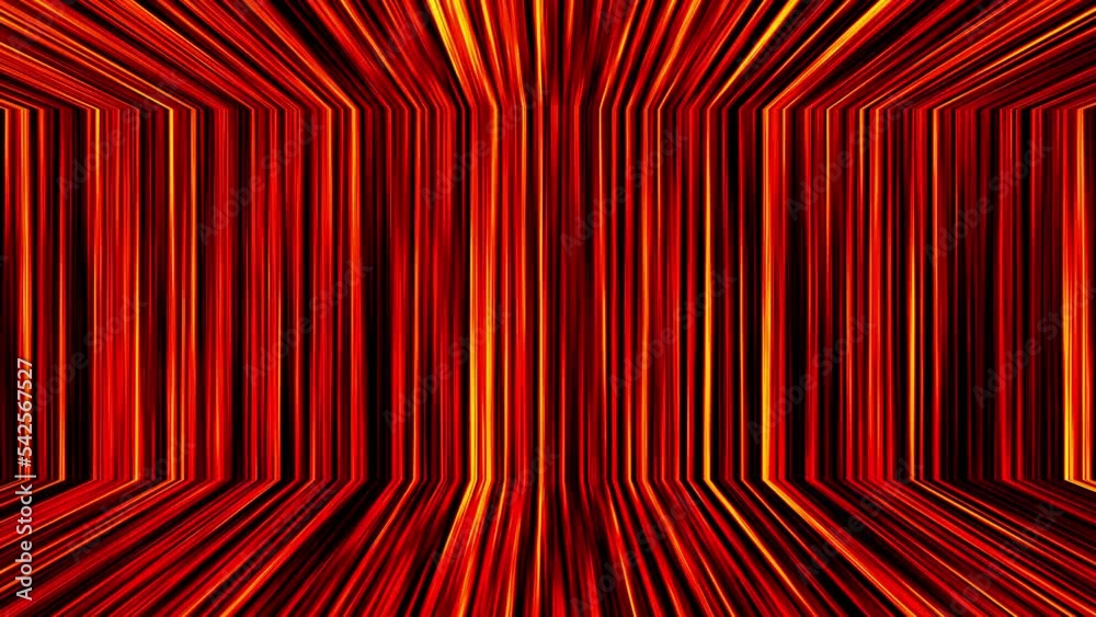Poster abstract colorful background with bright neon rays and glowing lines red black loop background the s