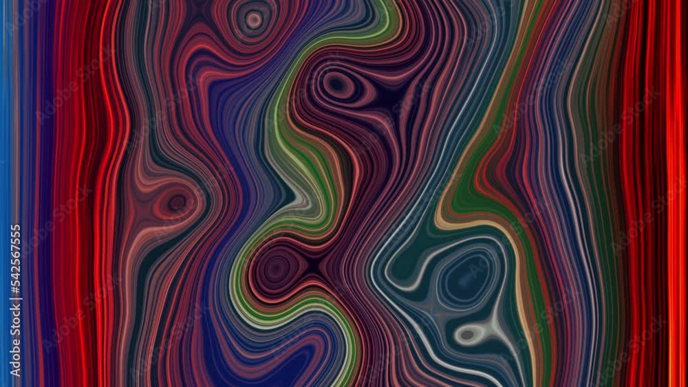 Poster dynamic bar movement and rotation colorful graphics animation dynamic abstract background animated w