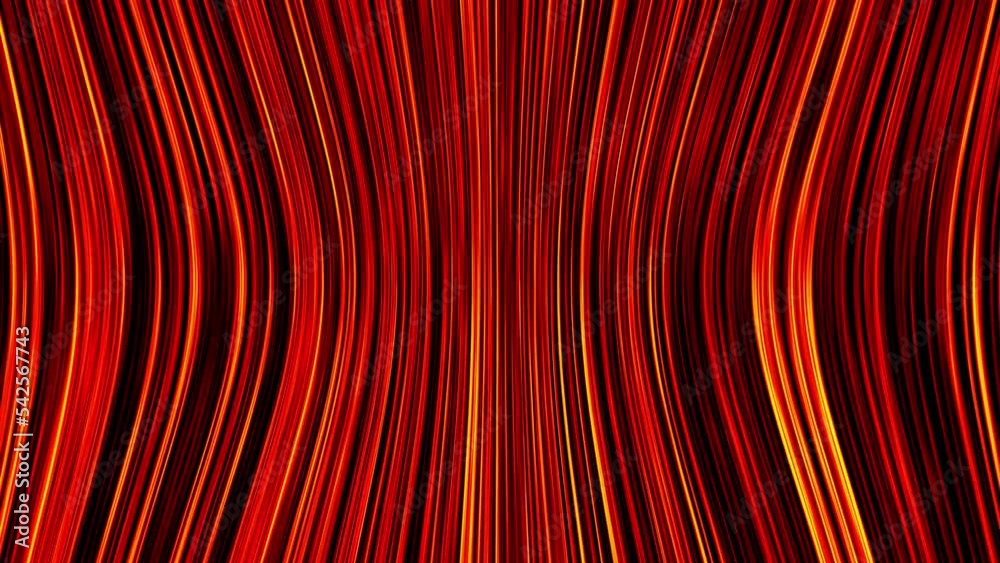 Poster abstract colorful background with bright neon rays and glowing lines red black loop background the s