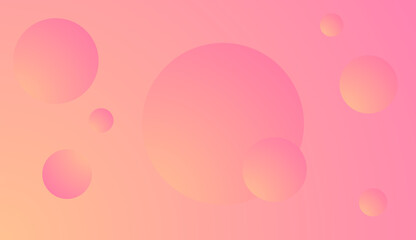 Colorful abstract background with circle shape composition