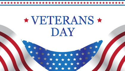 Vector Illustration of veterans Day, Can use for background, gift card, banner, social media post etc