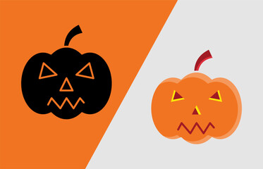 Icon Halloween pack glyph or fill style and color full glyph style, illustration style. easy to use and editable color. 