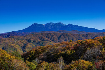 御嶽山（岐阜県高山市朝日町 鈴蘭高原から）