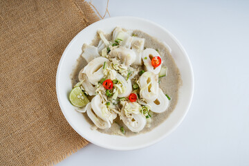 Laksam the Malaysian Penang traditional food 