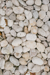 background of  white stones, texture