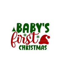 Fototapeta premium Christmas SVG Bundle, Christmas SVG, Merry Christmas SVG, Christmas Ornaments svg, Winter svg, Santa svg, Funny Christmas Bundle svg Cricut