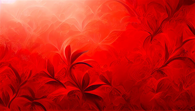 Red damask background