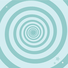 코믹 백그라운드 (나선형 소용돌이)-2. 블루