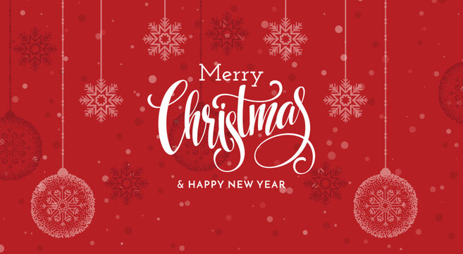 Christmas and new year Typographical on Xmas background. Christmas vector illustration. PS 10.