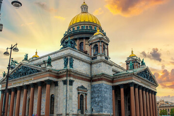 St. Isaac's Cathedral. The largest Orthodox church in St. Petersburg.St. Petersburg