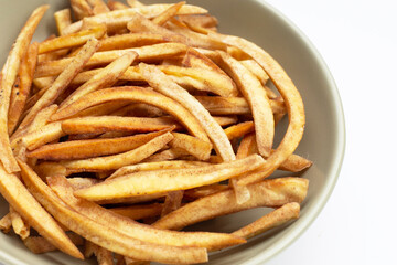 Crispy banana sticks. Fruit snack