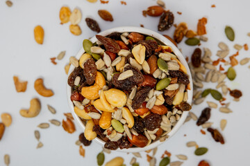 nuts and dried fruit