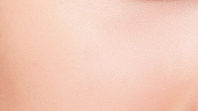 Molecule permeate skin whitening and moisturizing pink background concept of medical care 3D rendering