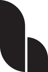 Abstract wing logo illustration in trendy and minimal style