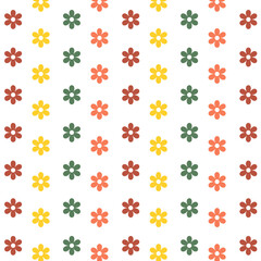 flower pattern backgraoundflower pattern on white background. daisy for flower pattern.
