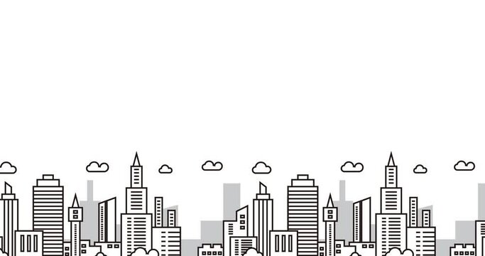cartoon cute little background animation detailed outline under the screen