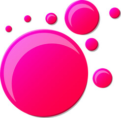 Abstract water spread logo illustration in trendy and minimal style