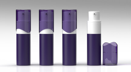 化粧品容器　ポンプ　エアレス