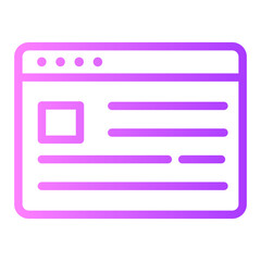 website gradient icon